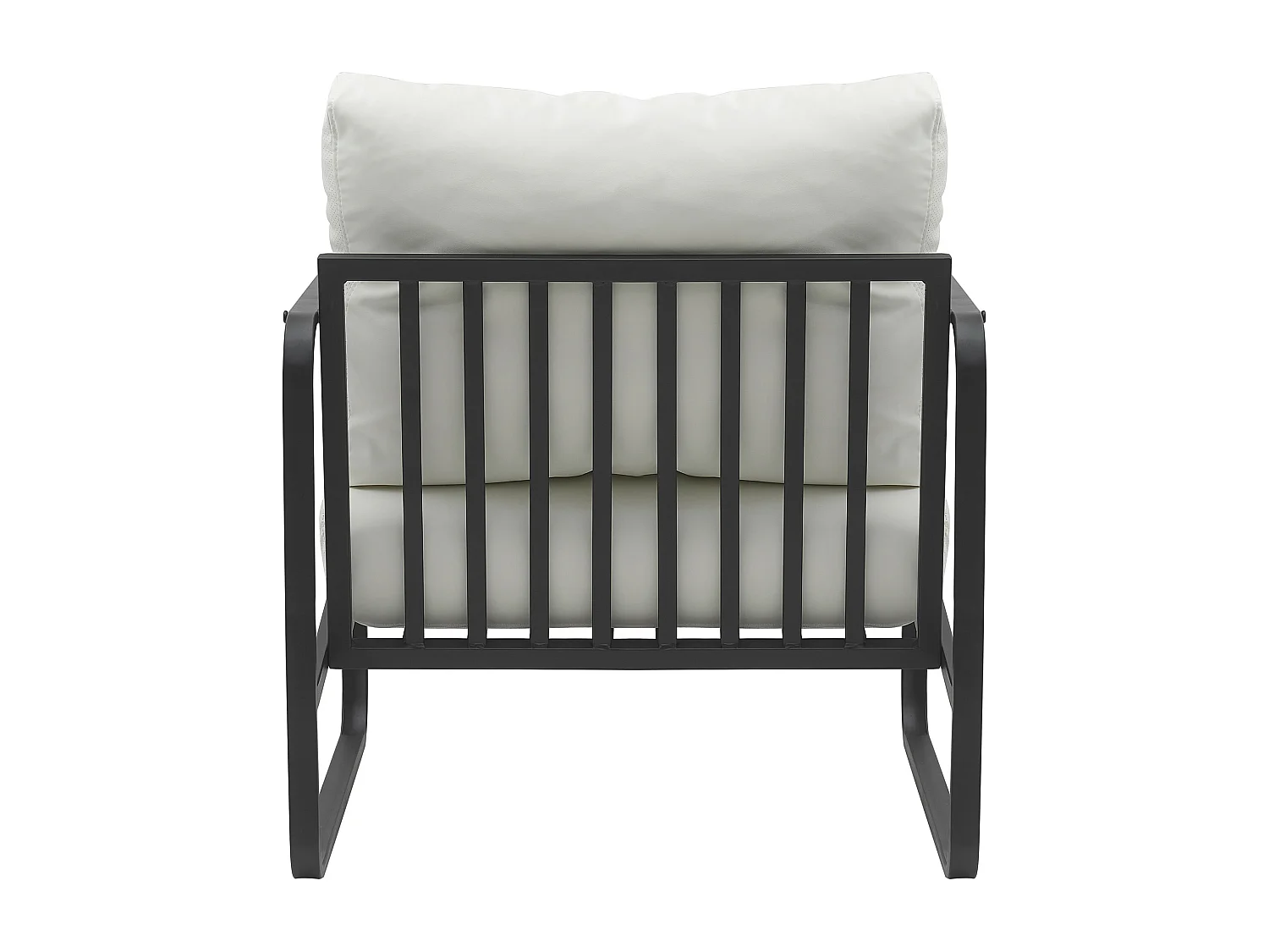 Chaise longue - Similicuir - Blanc - Manea