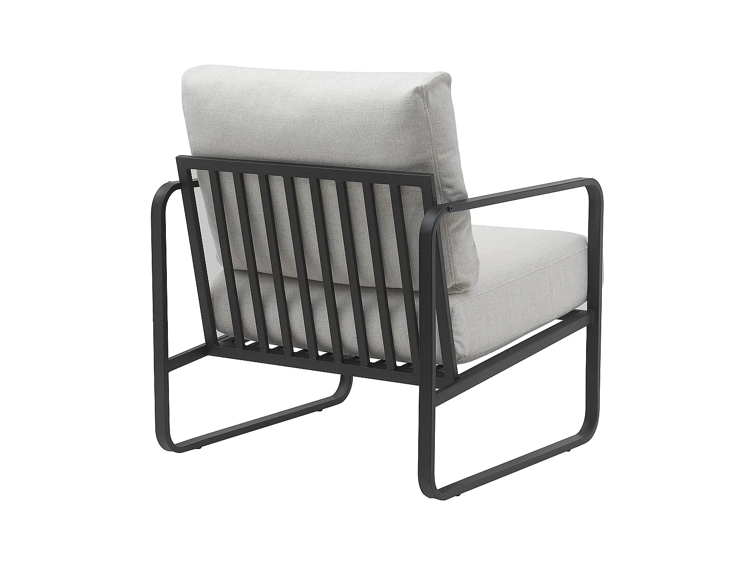 Chaise longue - Tissu - Crème - Manea