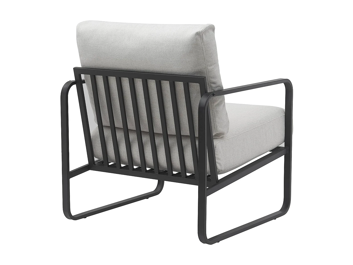 Chaise longue - Tissu - Crème - Manea