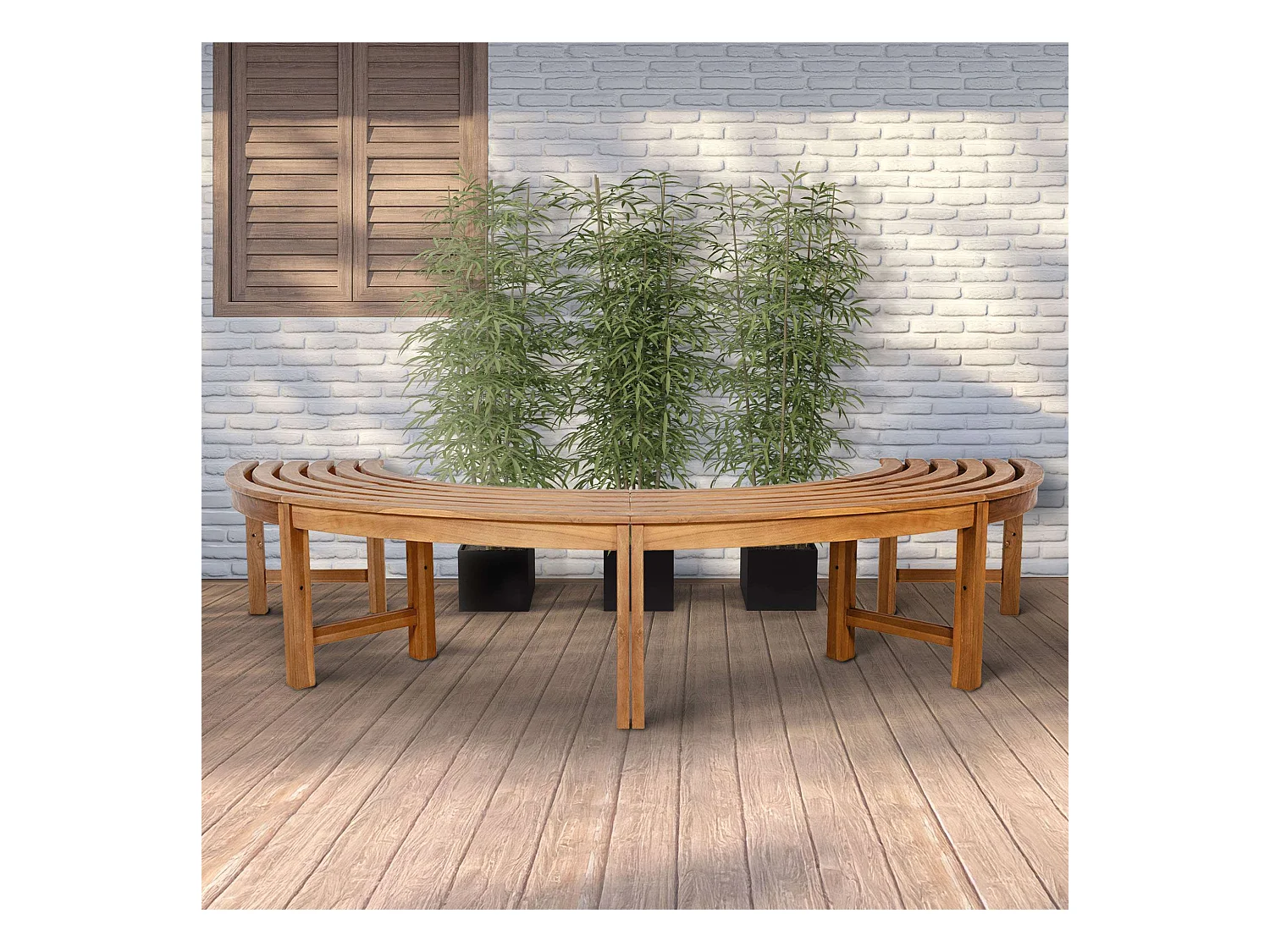 Banc de jardin - Bois - Teck - Male