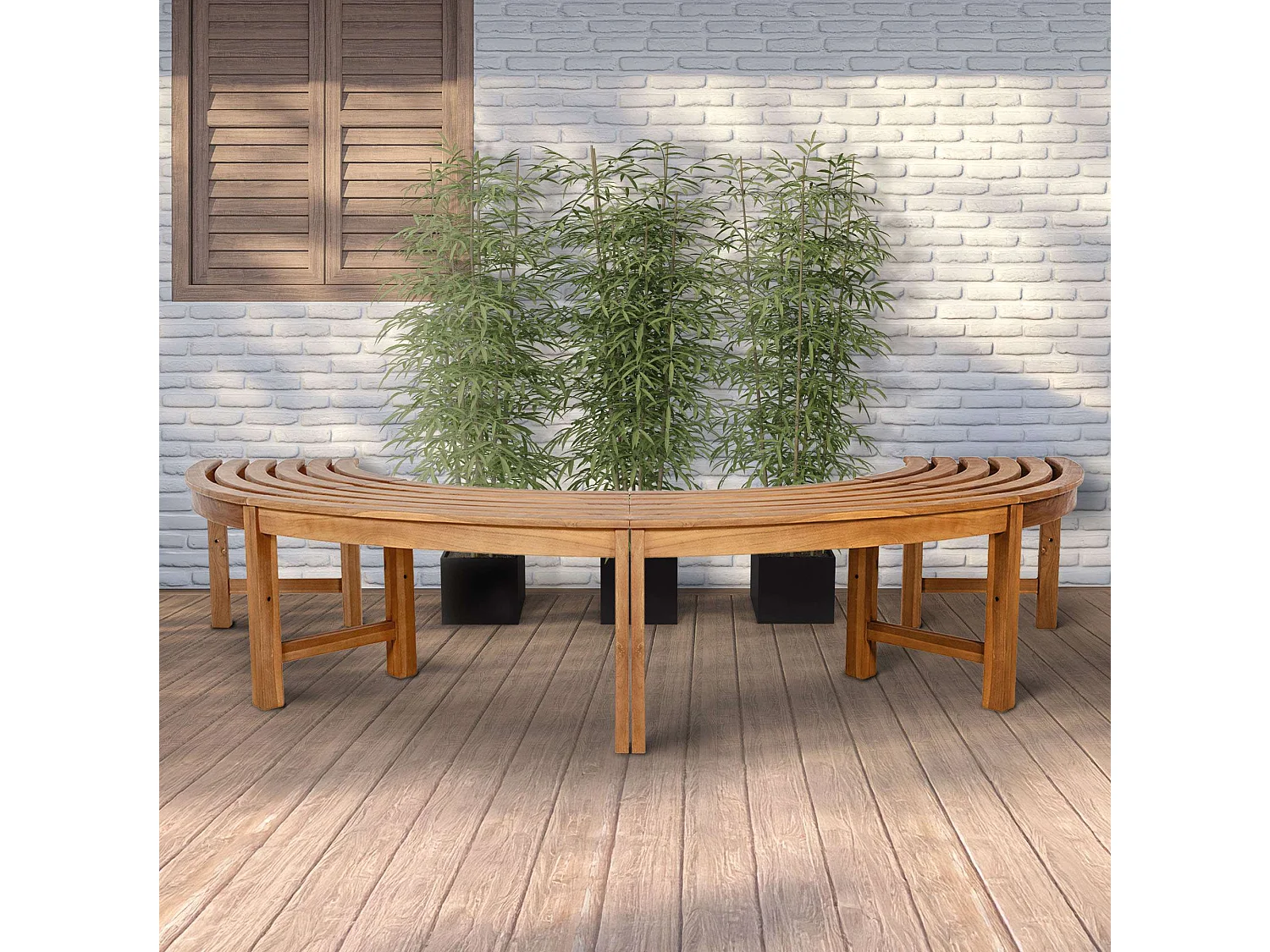 Banc de jardin - Bois - Teck - Male