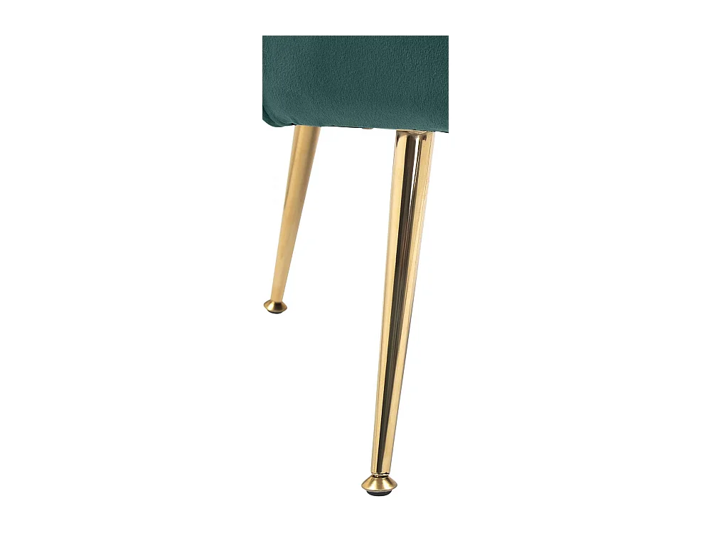 chaises avec accoudoirs - Velours - Vert - Rosita