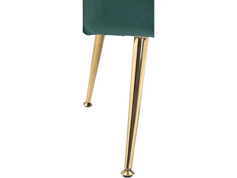 chaises avec accoudoirs - Velours - Vert - Rosita