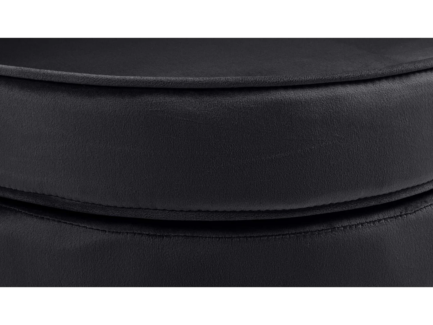 chaises avec accoudoirs - Velours & Antique clair - Noir - Rosita