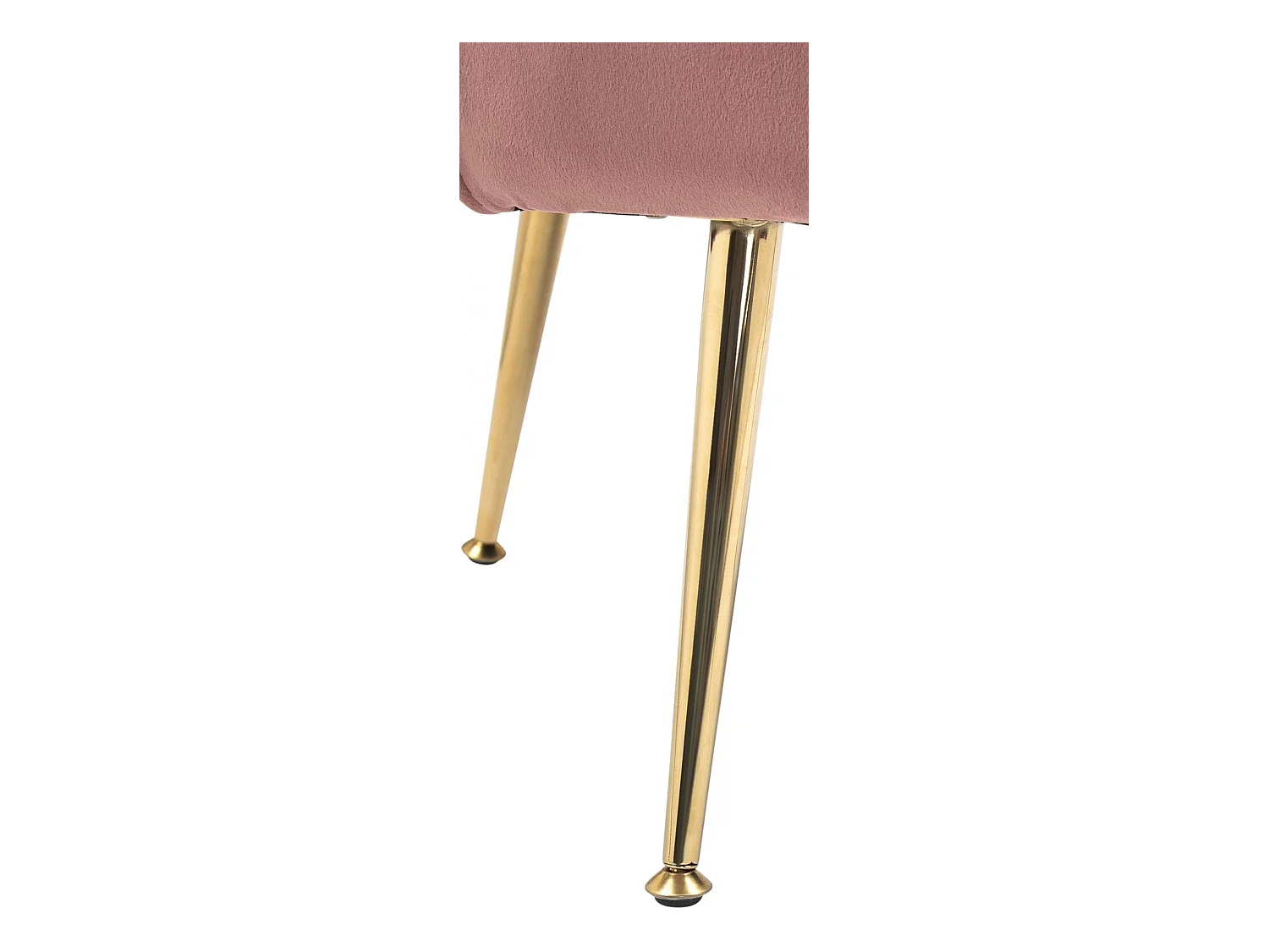 chaises avec accoudoirs - Velours - Rose - Rosita