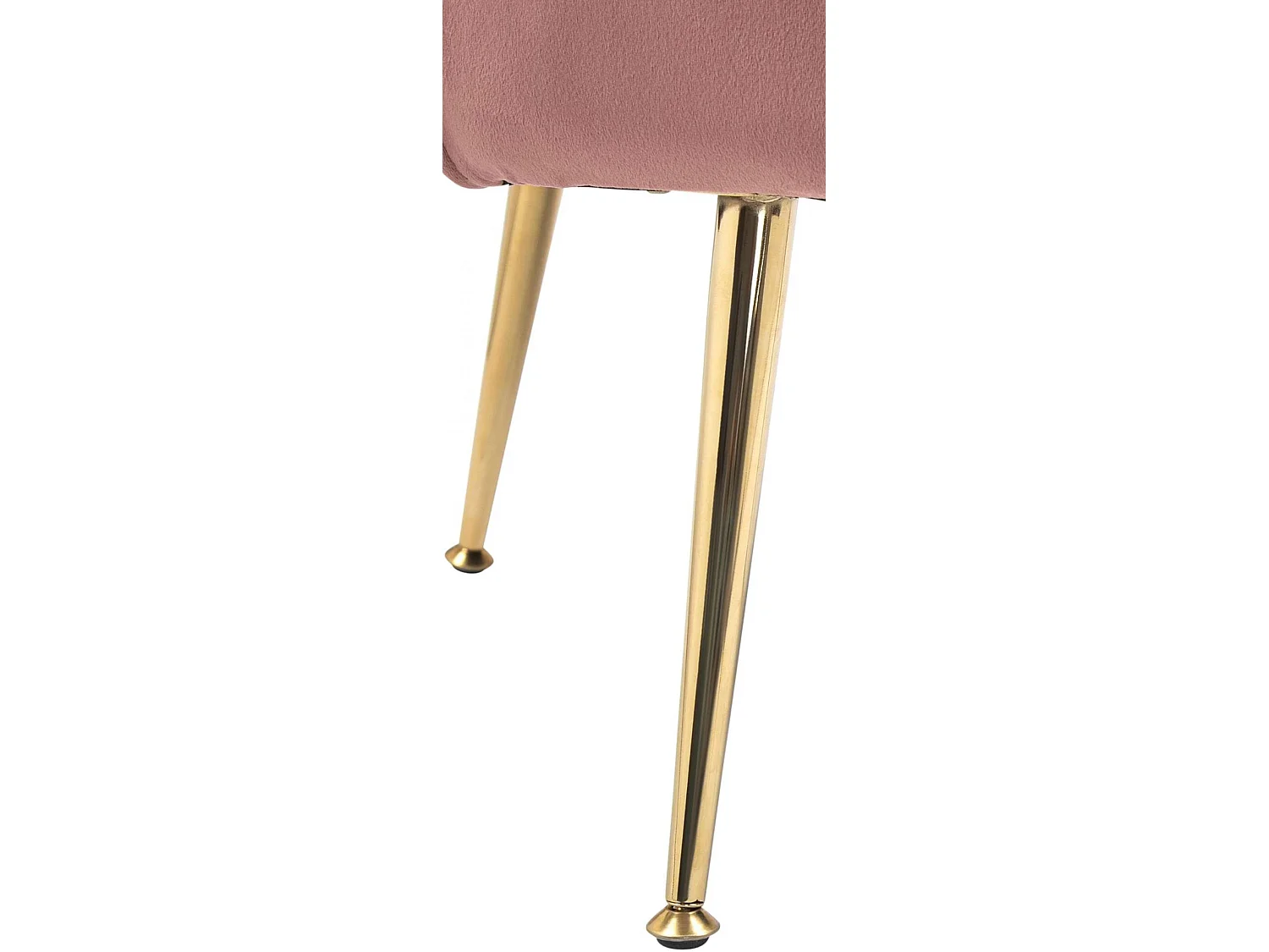 chaises avec accoudoirs - Velours - Rose - Rosita