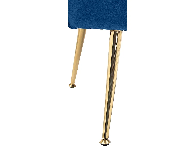 chaises avec accoudoirs - Velours - Bleu - Rosita