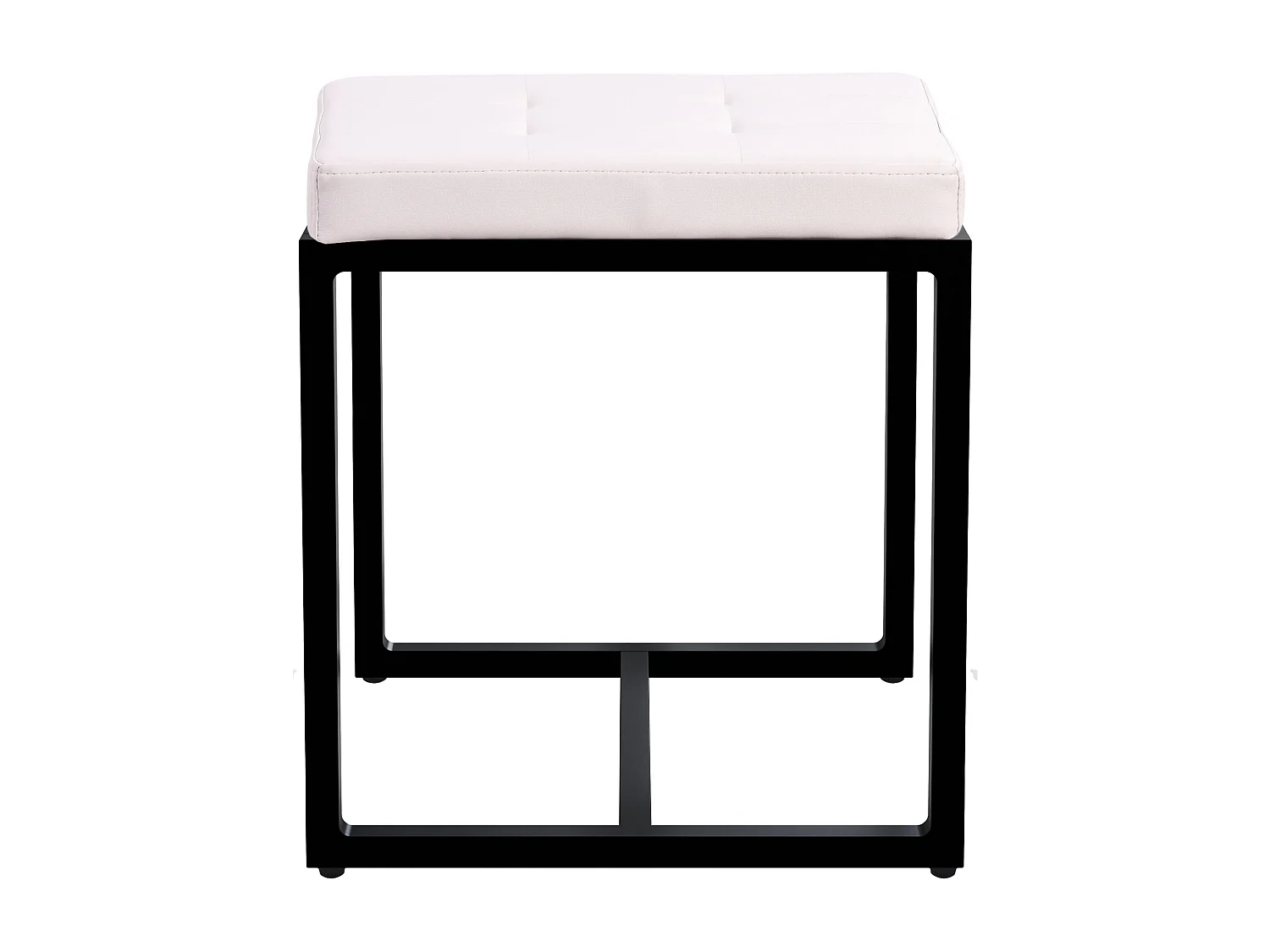 Tabouret - Similicuir - Crème - Barci