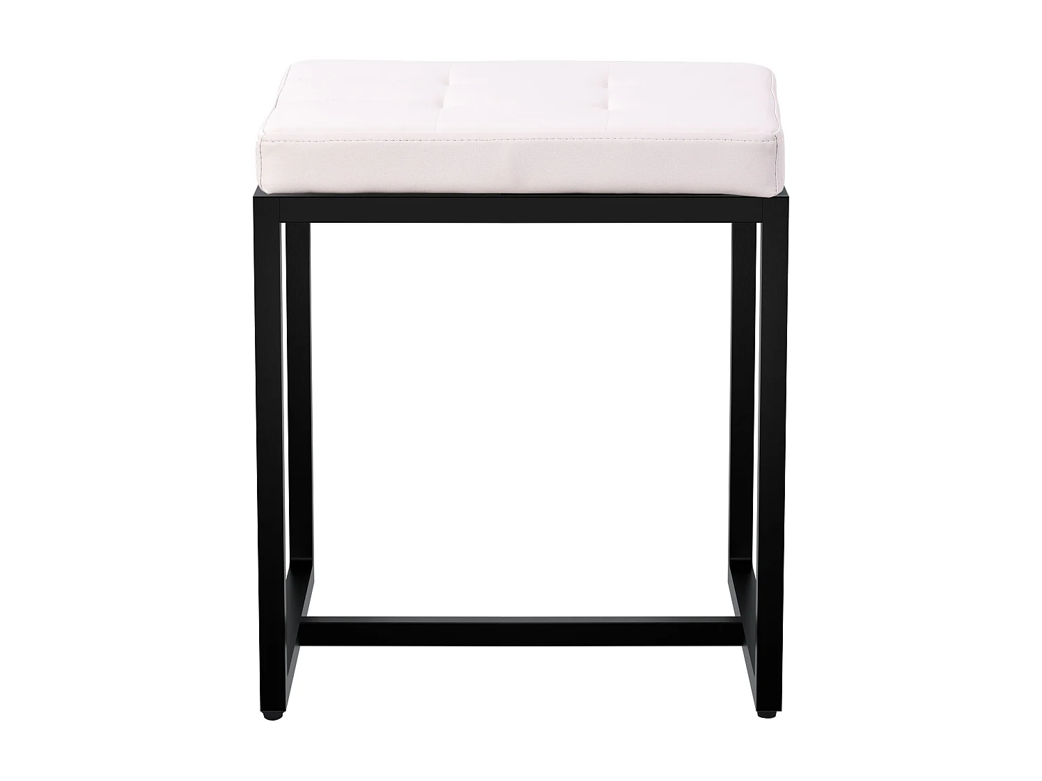 Tabouret - Similicuir - Crème - Barci