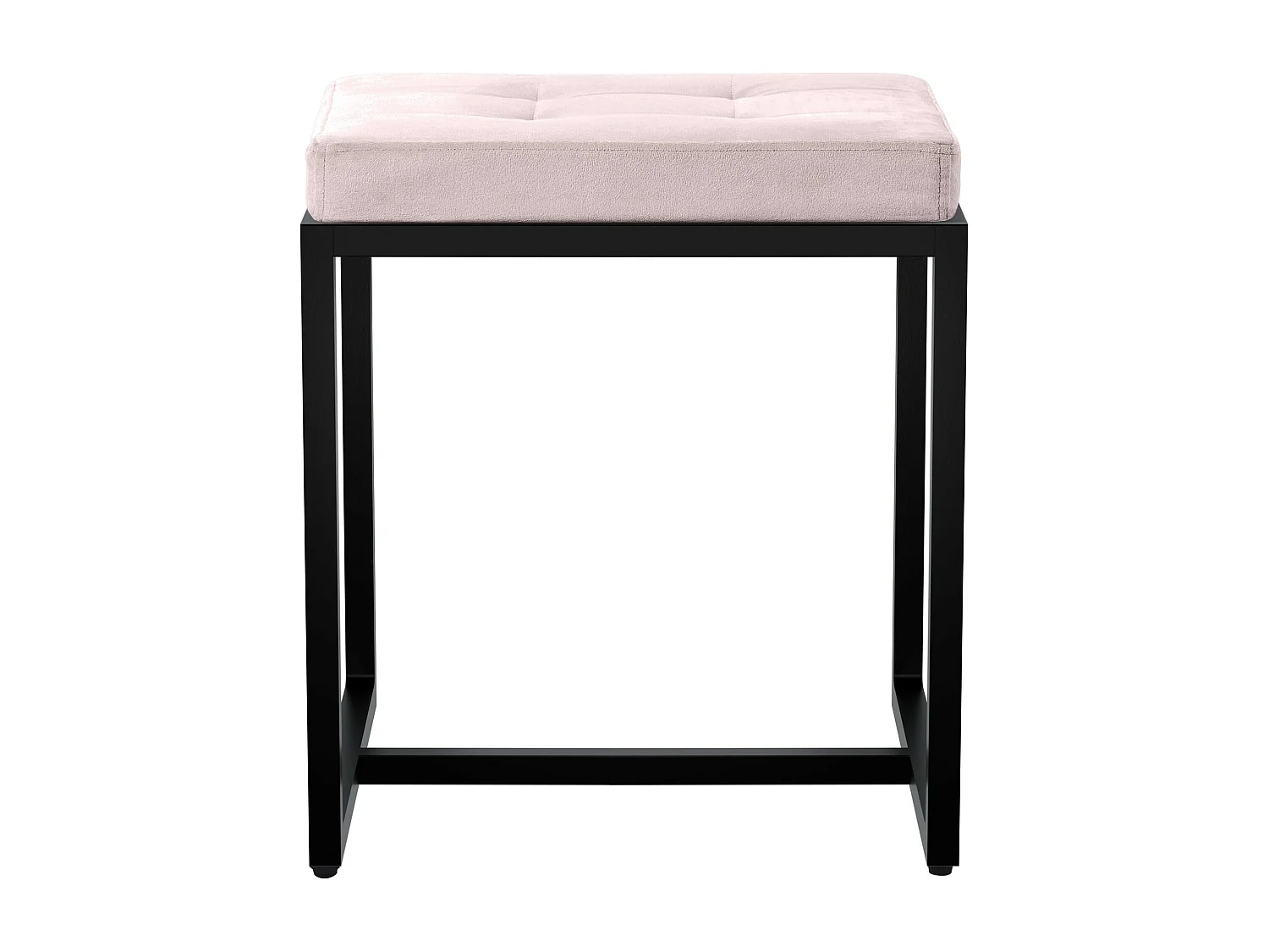 Tabouret - Velours - Gris clair - Barci
