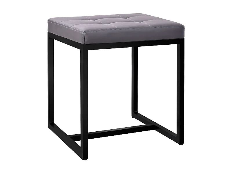 Tabouret - Similicuir - Gris - Barci
