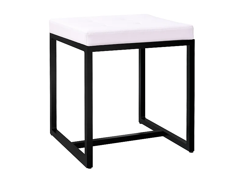 Tabouret - Similicuir - Blanc - Barci