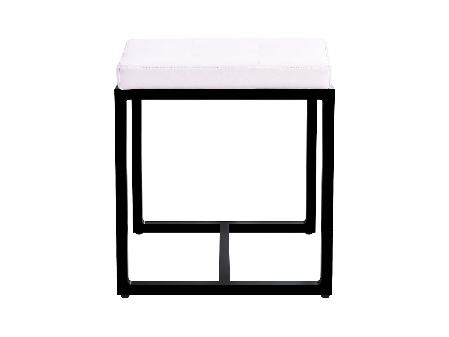 Tabouret - Similicuir - Blanc - Barci
