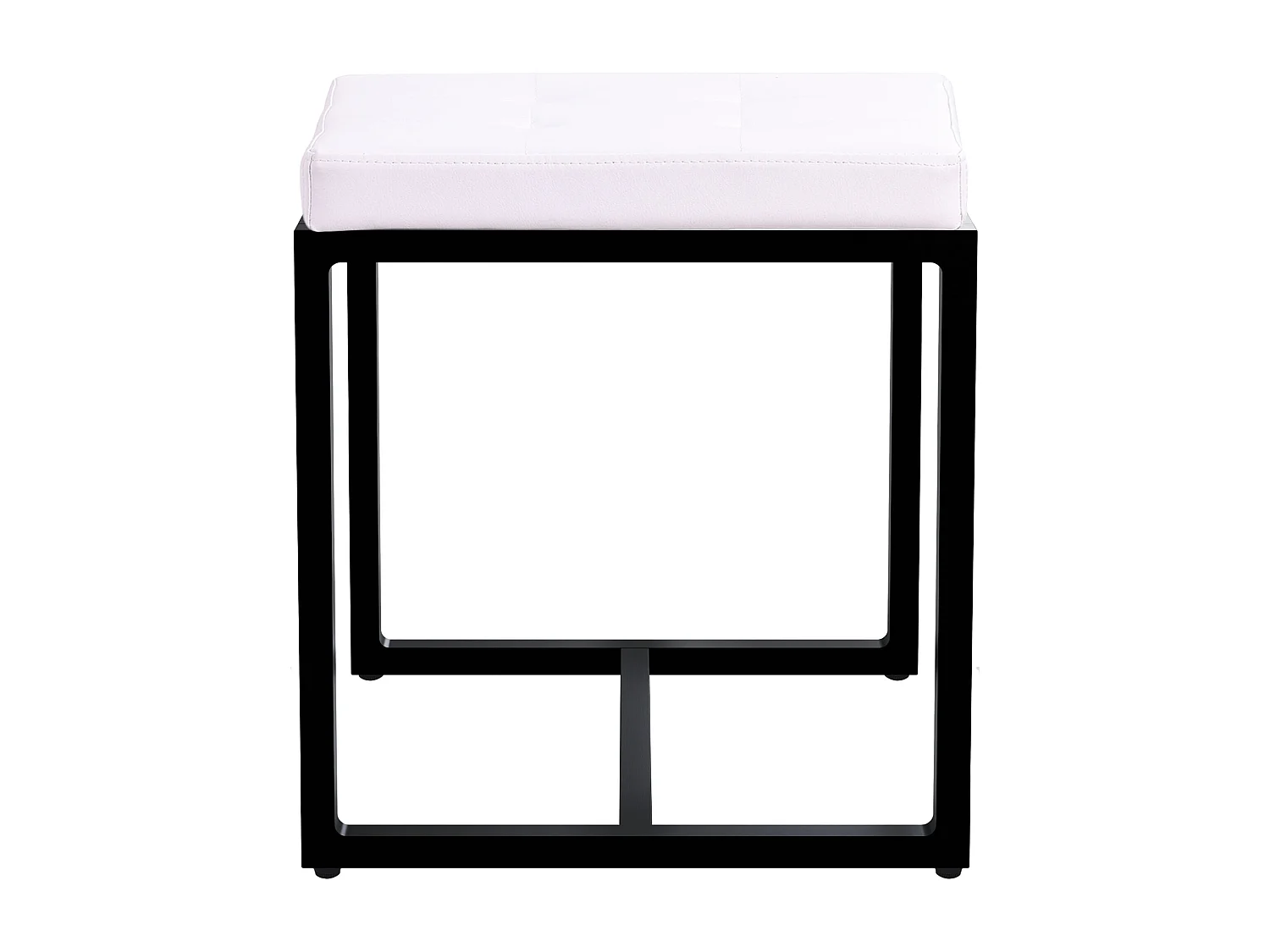 Tabouret - Similicuir - Blanc - Barci