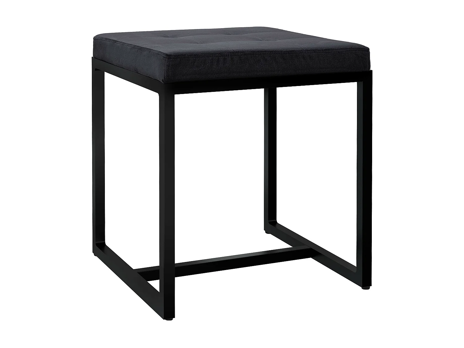 Tabouret - Velours - Noir - Barci