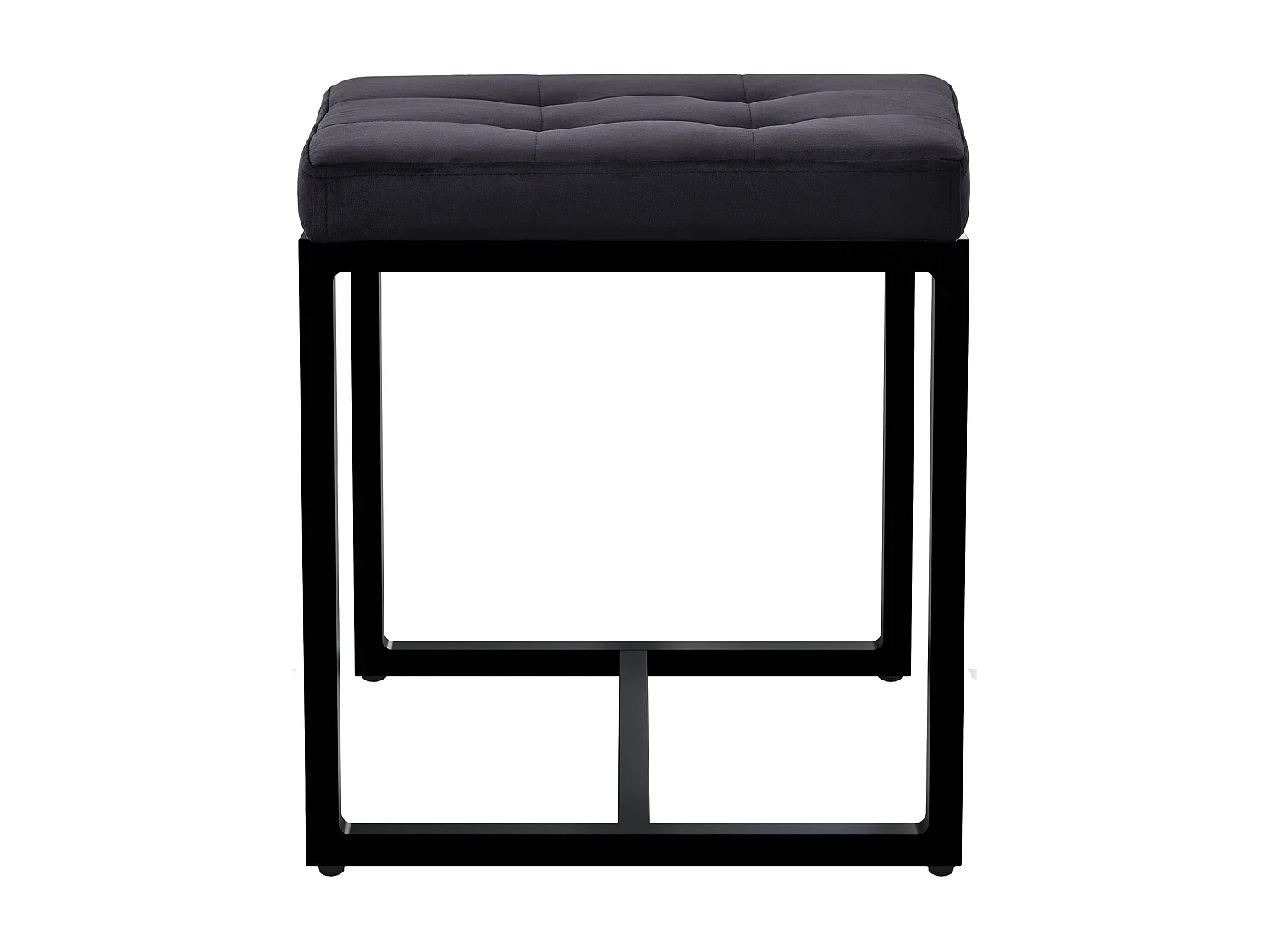 Tabouret - Velours - Noir - Barci