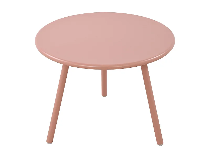 Table basse - Plastique - Rose - Minot