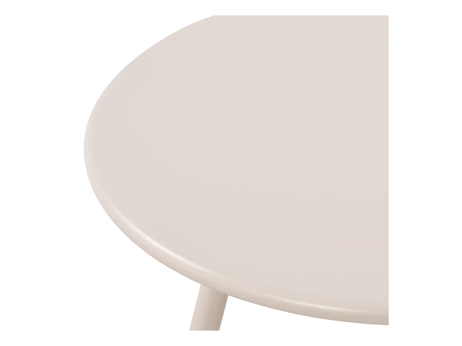 Table basse - Plastique - Gris clair - Minot