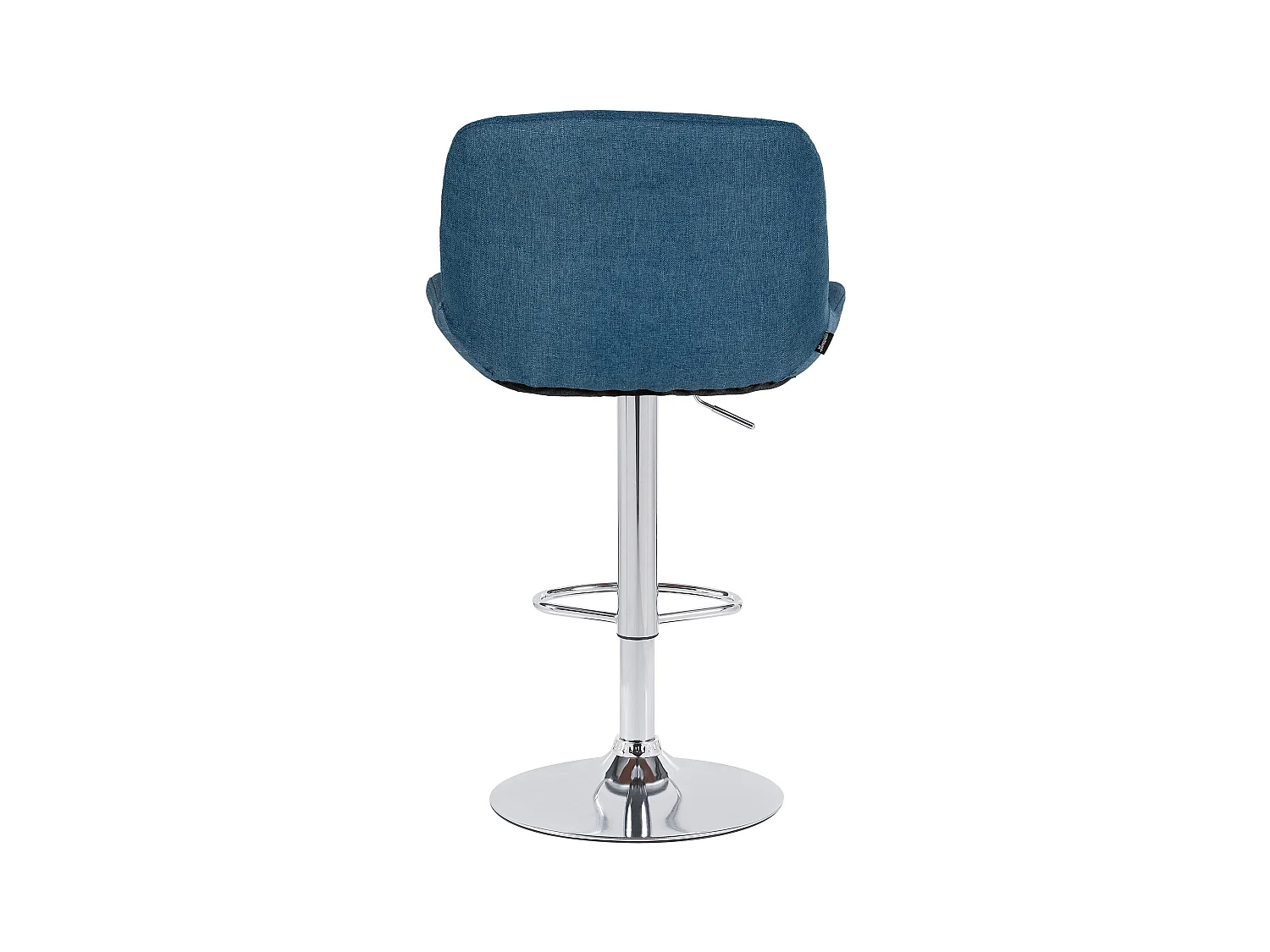 Lot de 2  Tabouret de bar - Tissu - Bleu - Solon