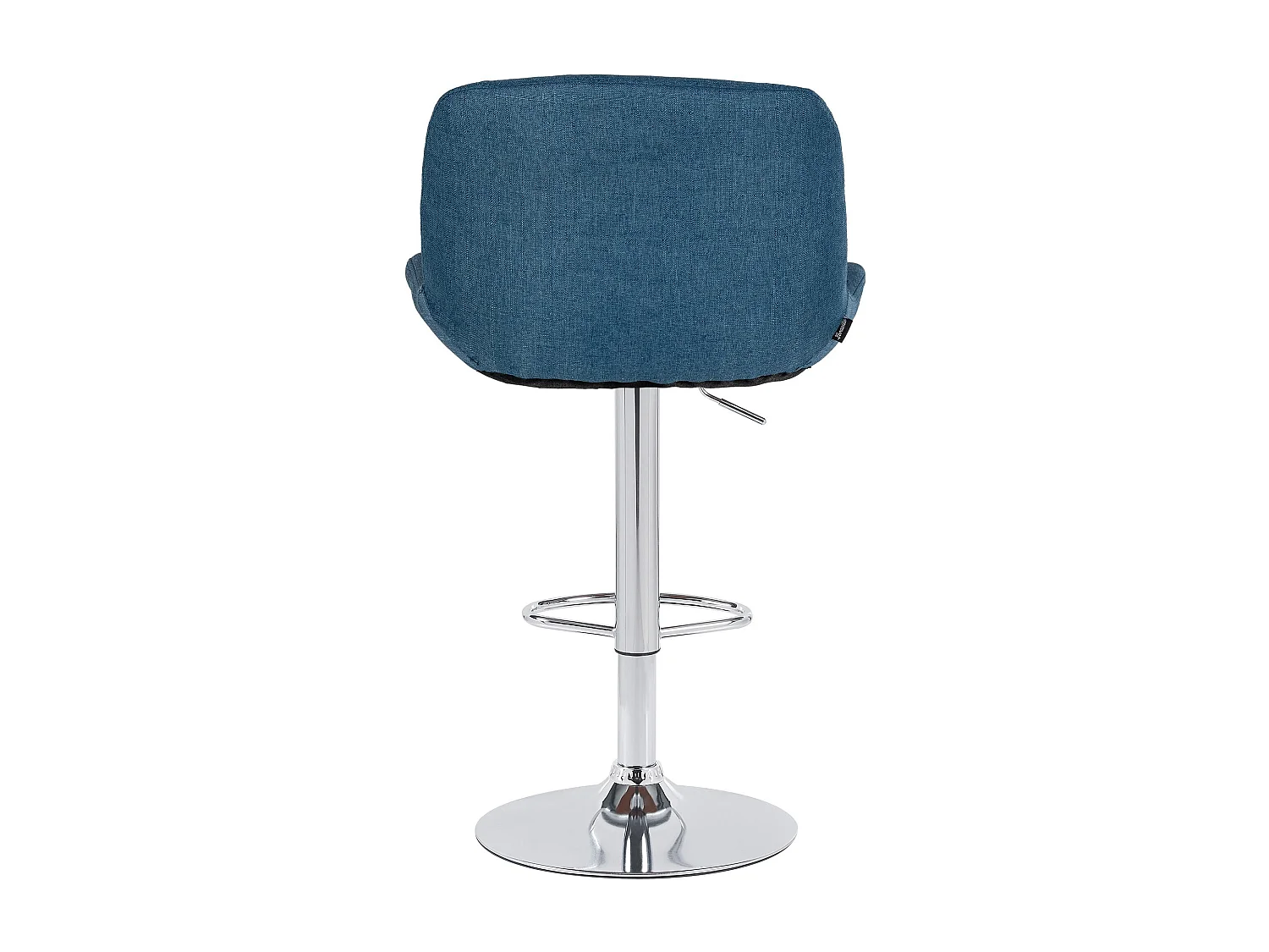 Lot de 2  Tabouret de bar - Tissu - Bleu - Solon