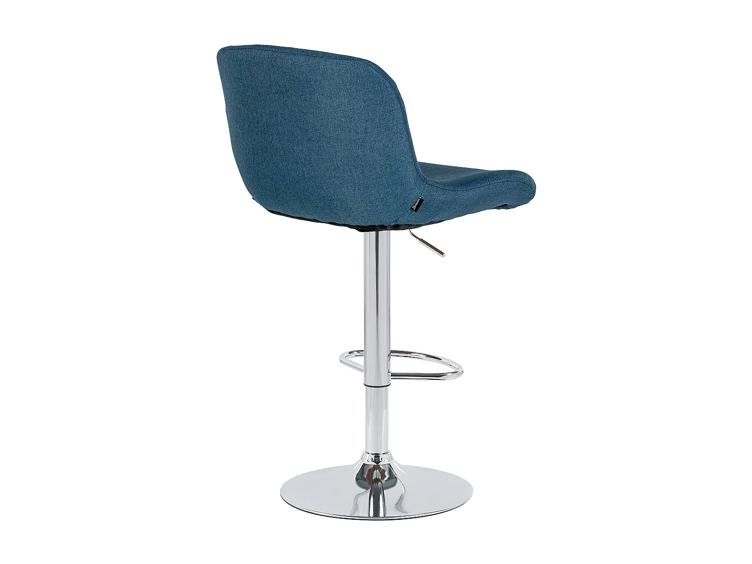 Lot de 2  Tabouret de bar - Tissu - Bleu - Solon