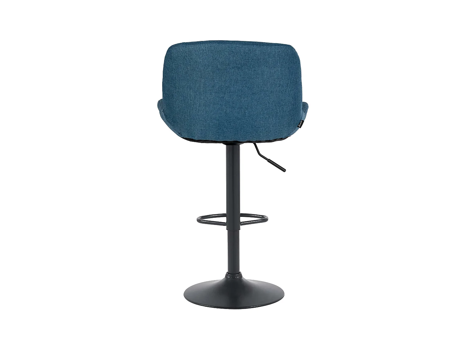 Lot de 2  Tabouret de bar - Tissu - Bleu - Solon