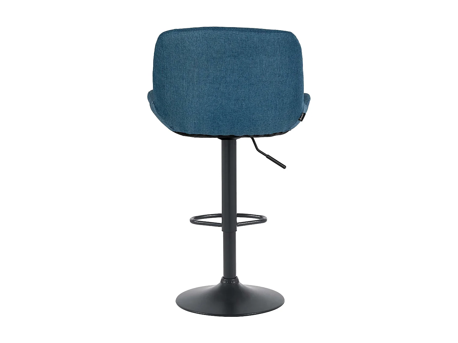 Lot de 2  Tabouret de bar - Tissu - Bleu - Solon