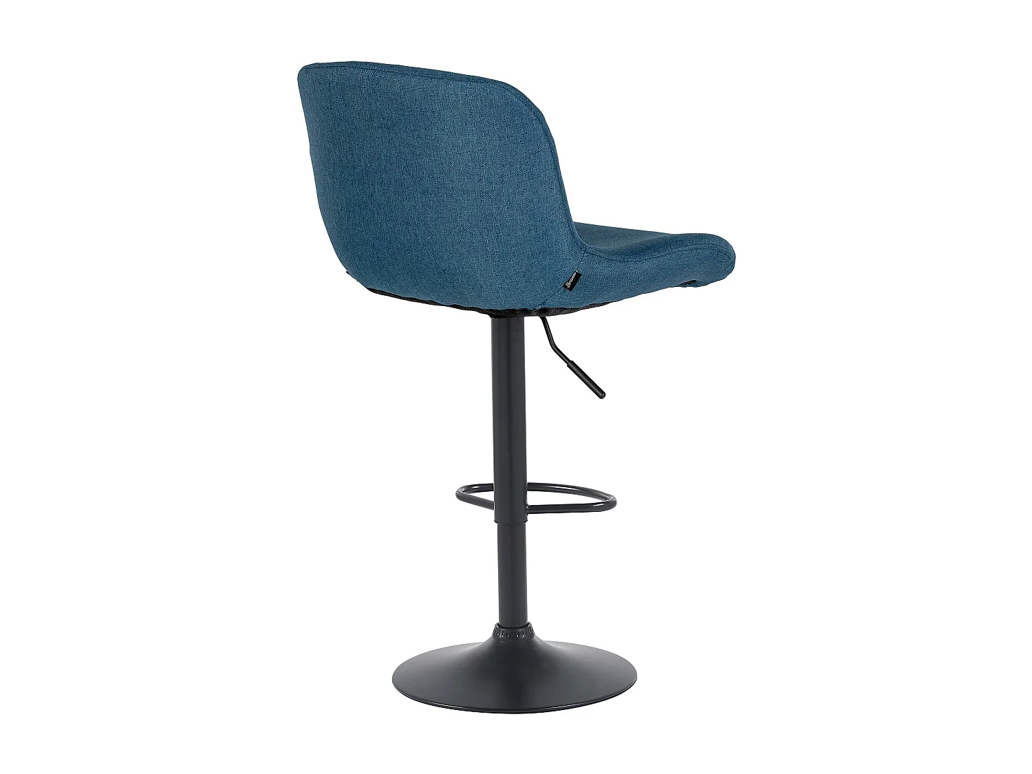 Lot de 2  Tabouret de bar - Tissu - Bleu - Solon