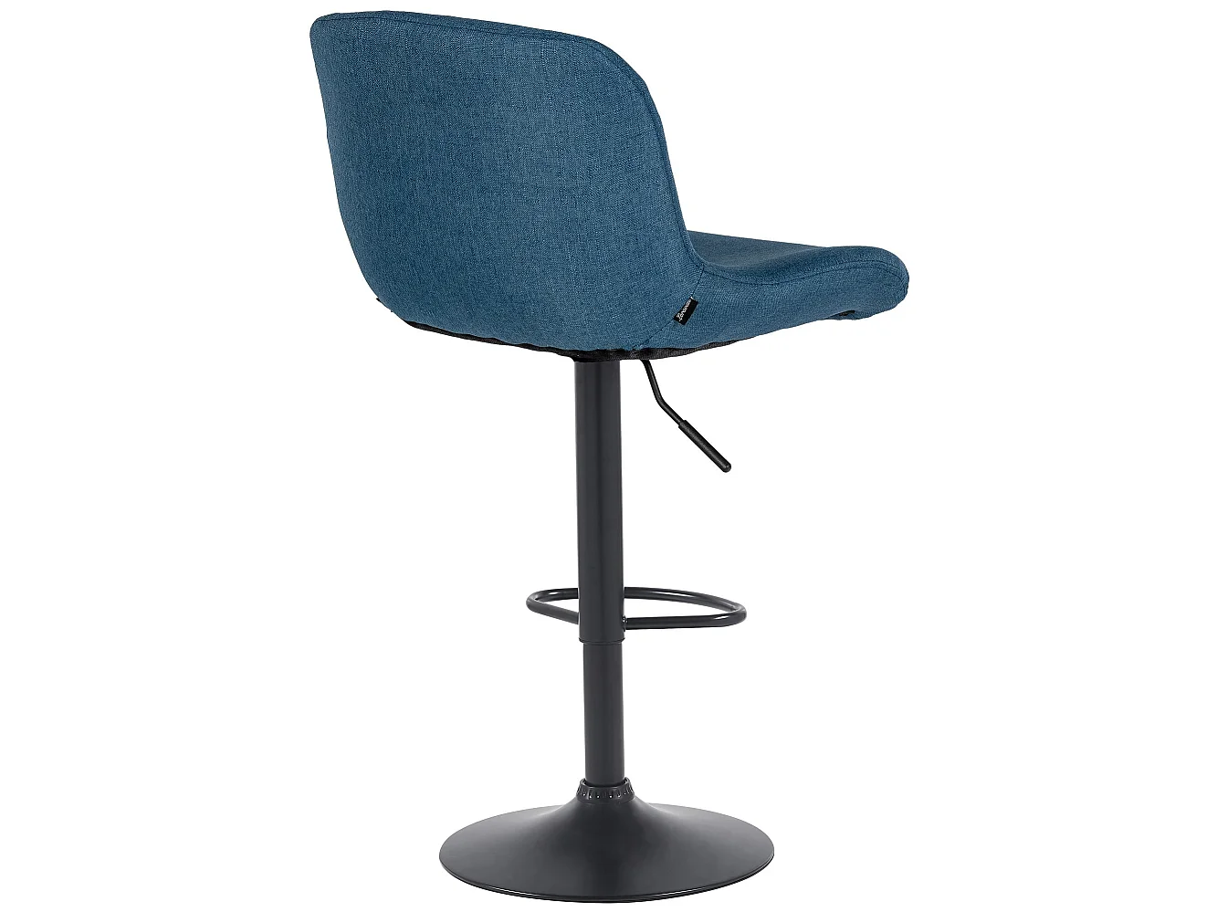 Lot de 2  Tabouret de bar - Tissu - Bleu - Solon