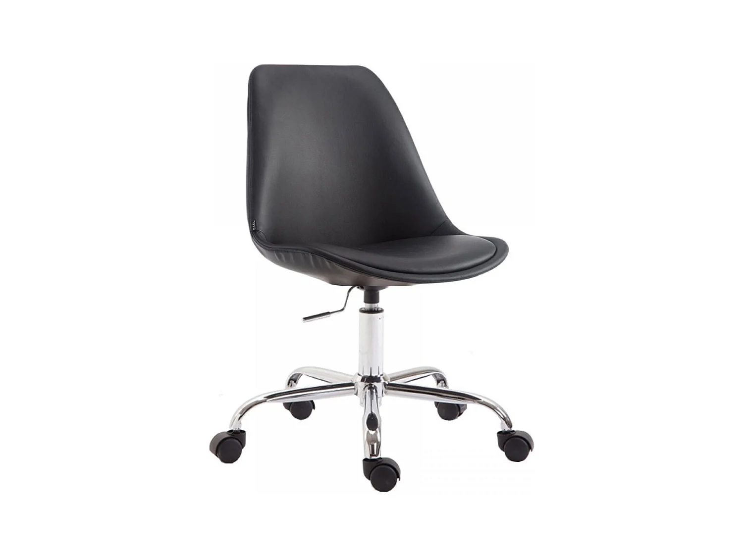 Chaise de bureau - Similicuir & Antique - Noir - Toulouse