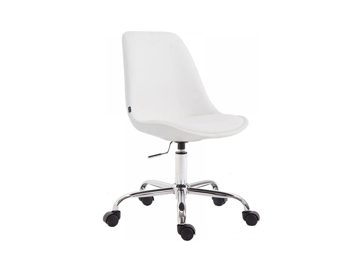 Chaise de bureau - Similicuir & Antique - Blanc - Toulouse