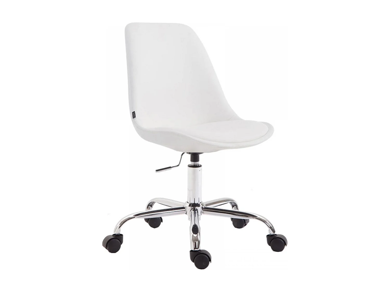 Chaise de bureau - Similicuir & Antique - Blanc - Toulouse