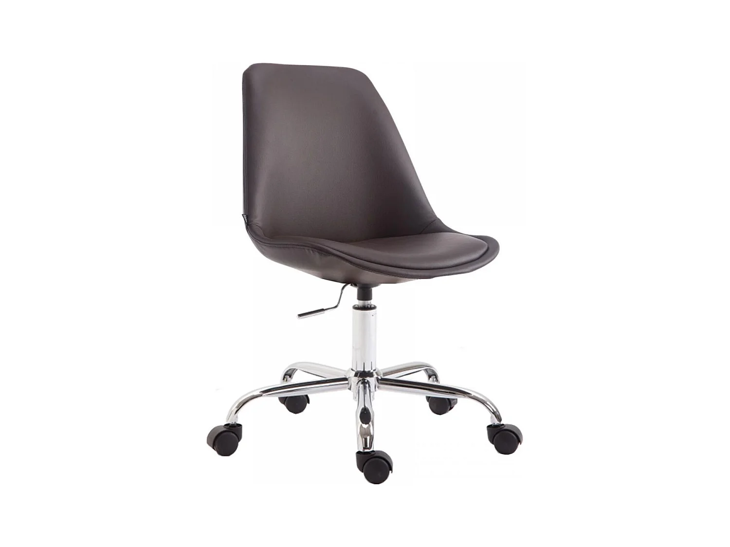 Chaise de bureau - Similicuir & Antique - Marron - Toulouse