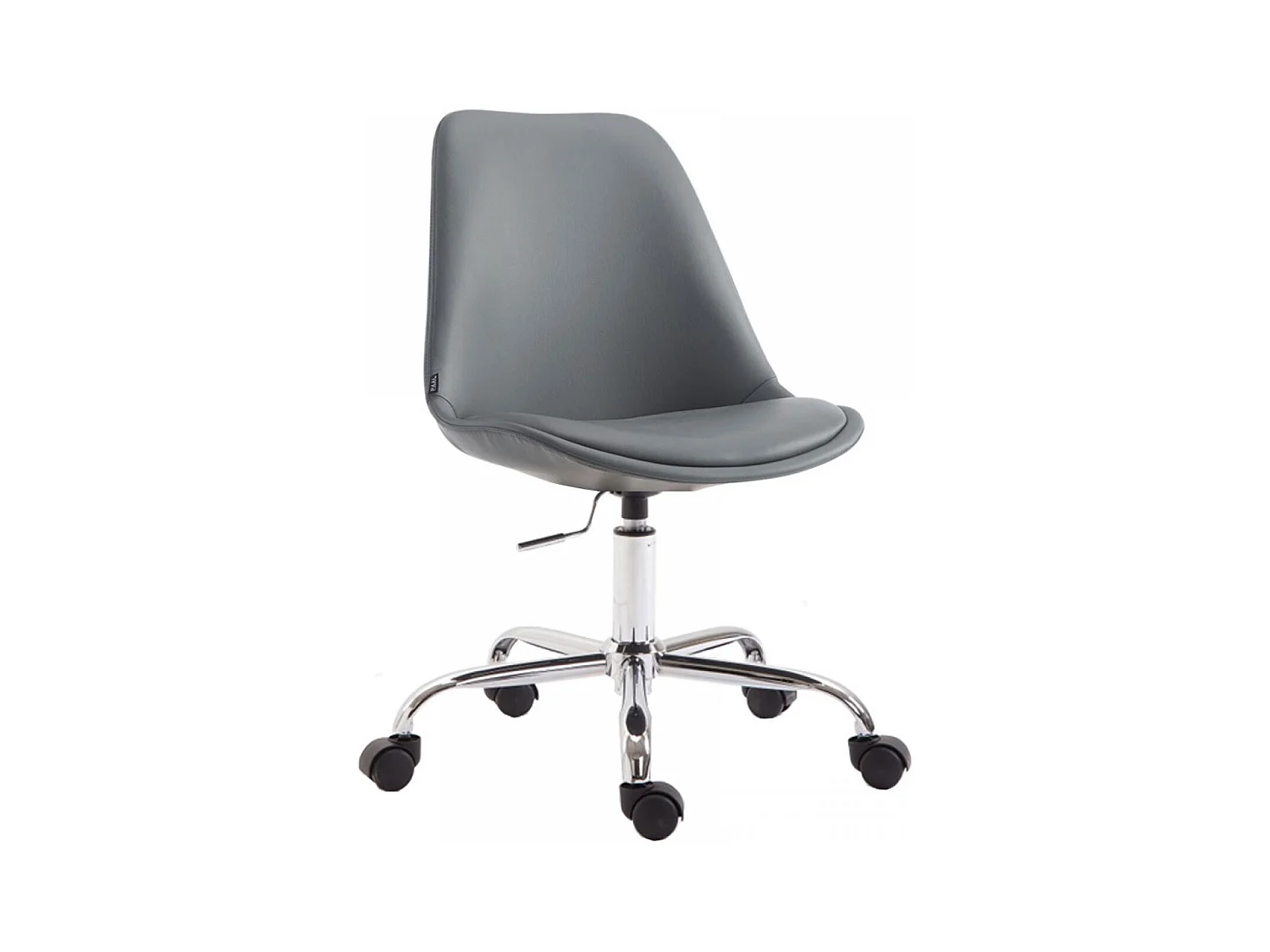 Chaise de bureau - Similicuir & Antique - Gris - Toulouse