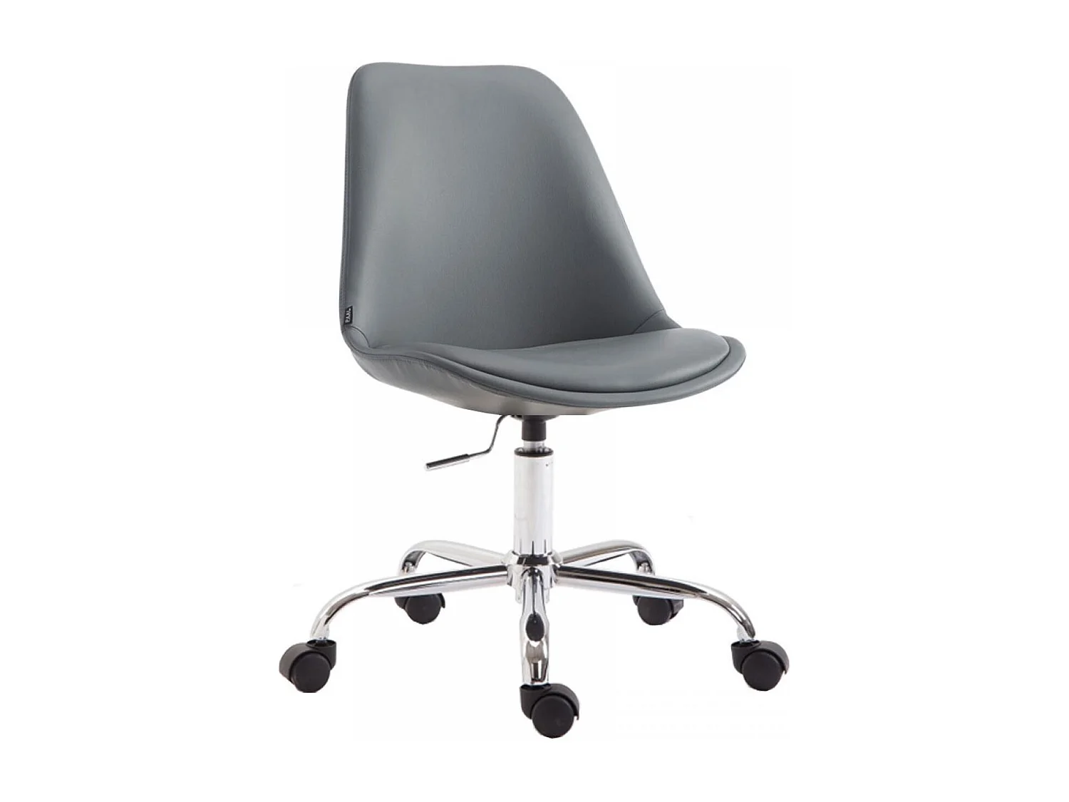 Chaise de bureau - Similicuir & Antique - Gris - Toulouse