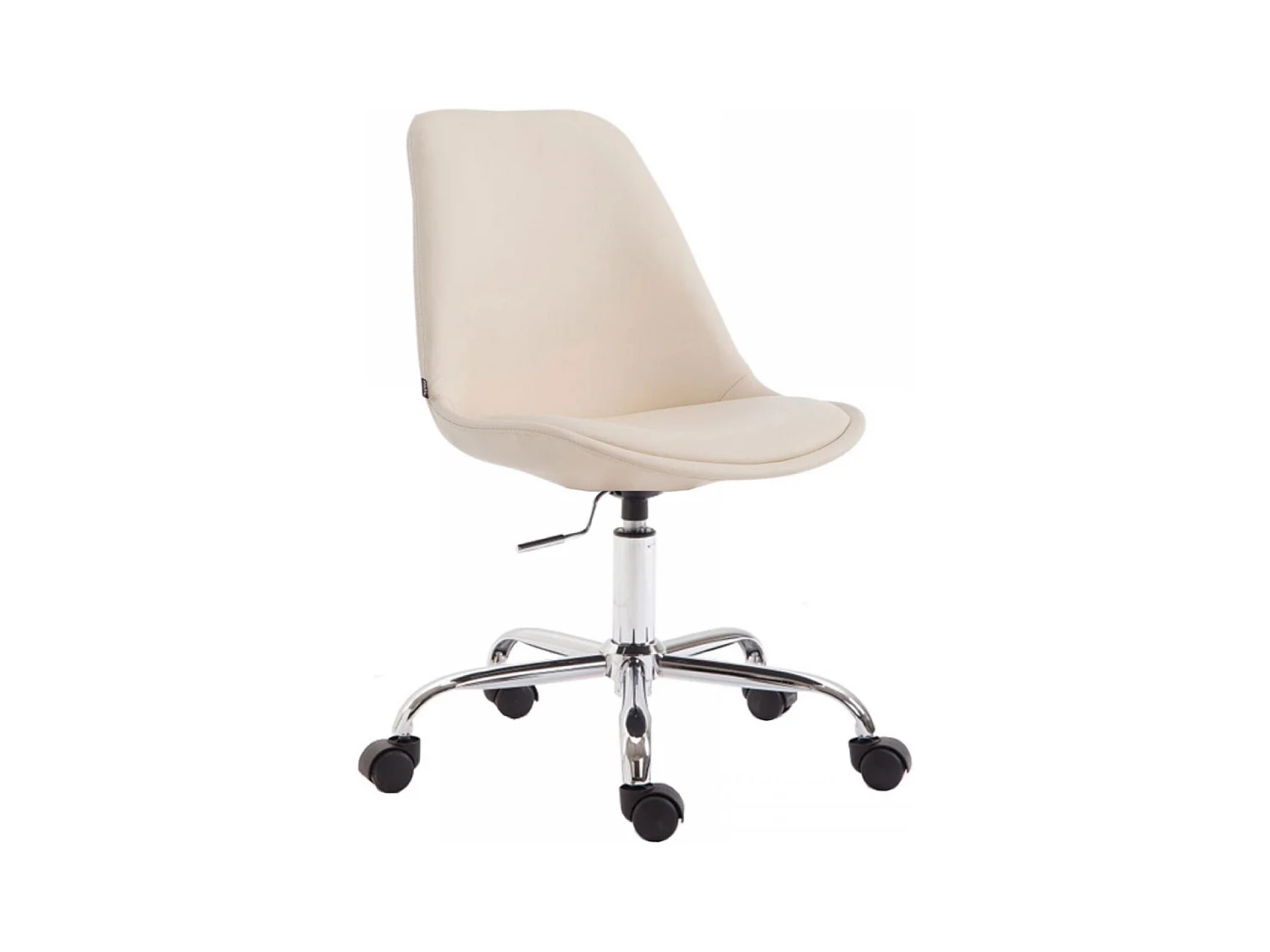 Chaise de bureau - Similicuir & Antique - Crème - Toulouse