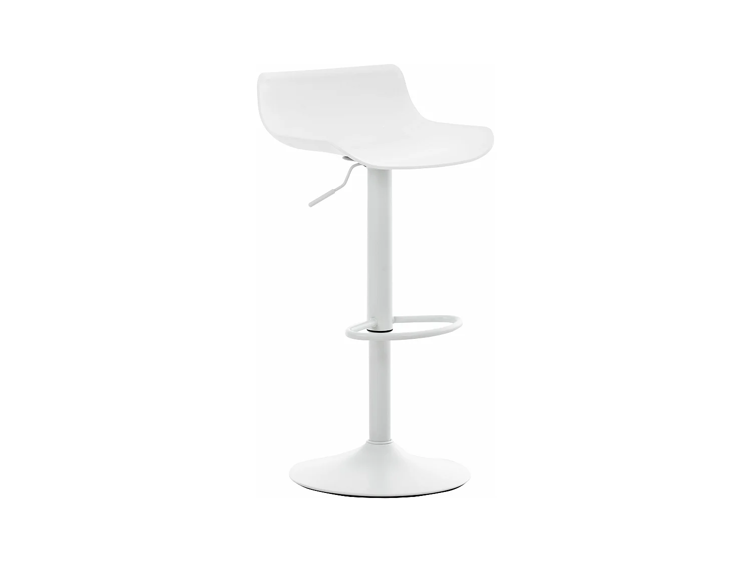 Lot de 2 Ensemble table de bar - Plastique - Blanc - Fernie