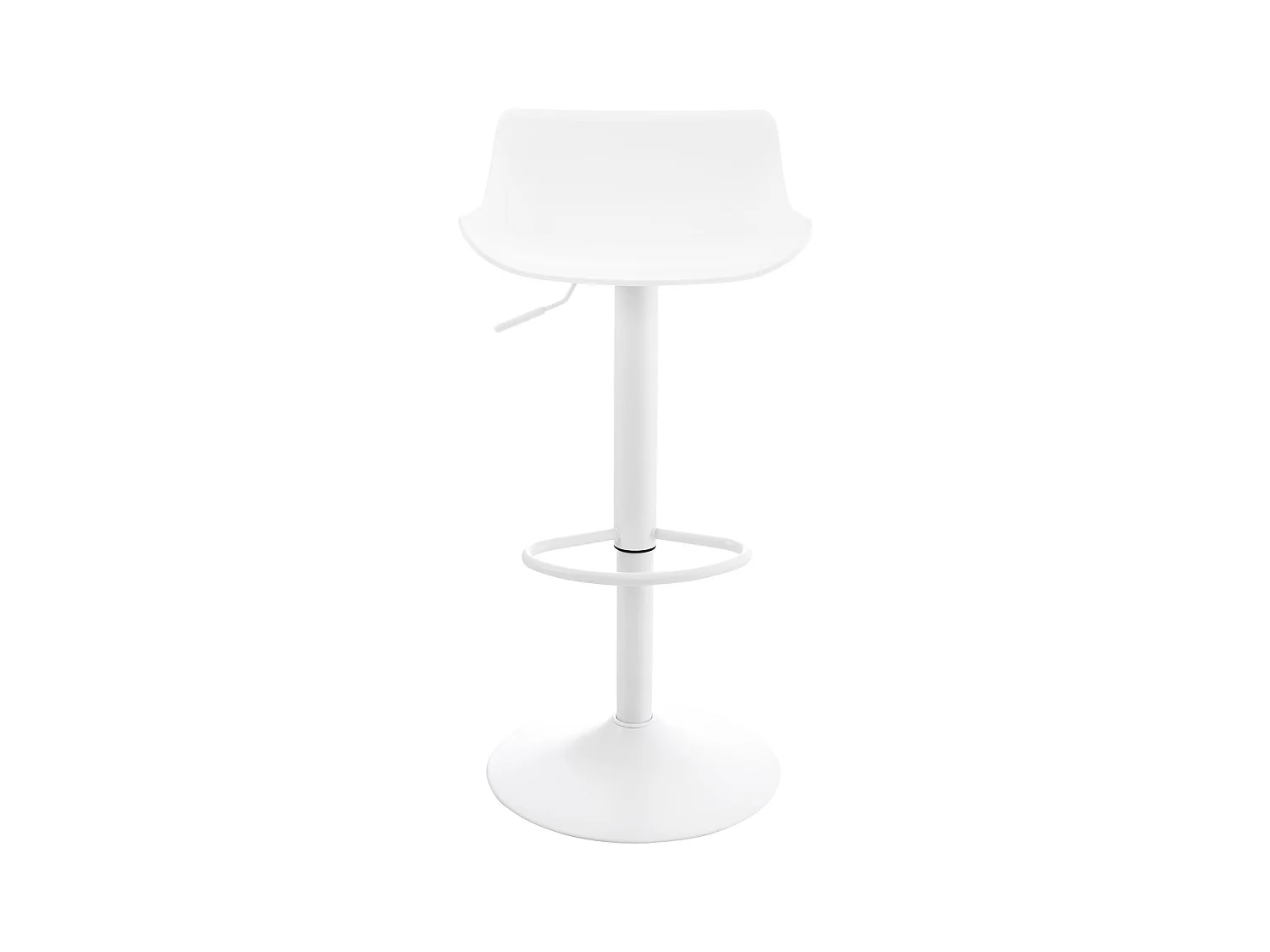 Lot de 2 Ensemble table de bar - Plastique - Blanc - Fernie