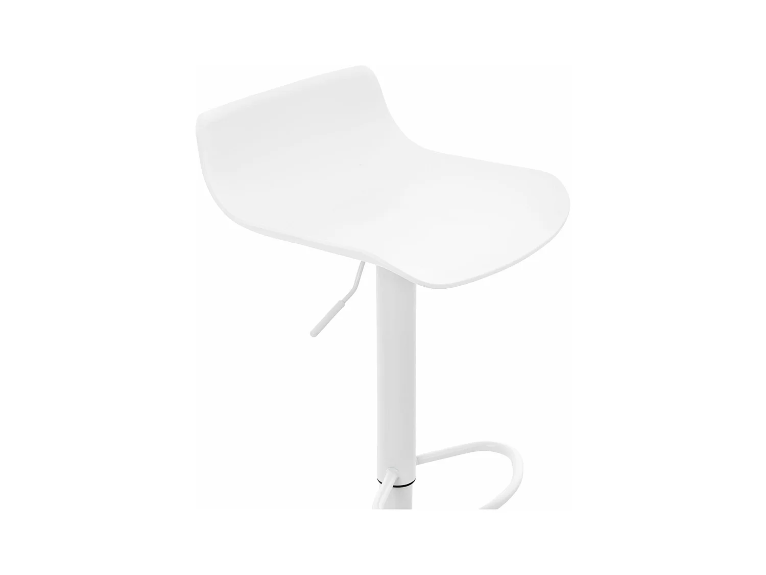 Lot de 2 Ensemble table de bar - Plastique - Blanc - Fernie