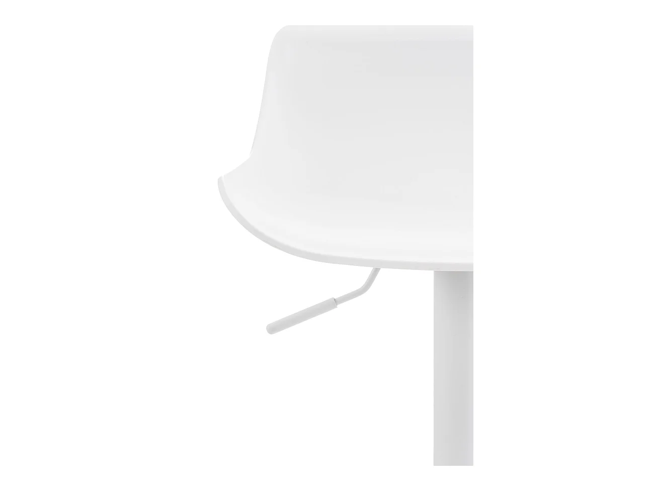 Lot de 2 Ensemble table de bar - Plastique - Blanc - Fernie