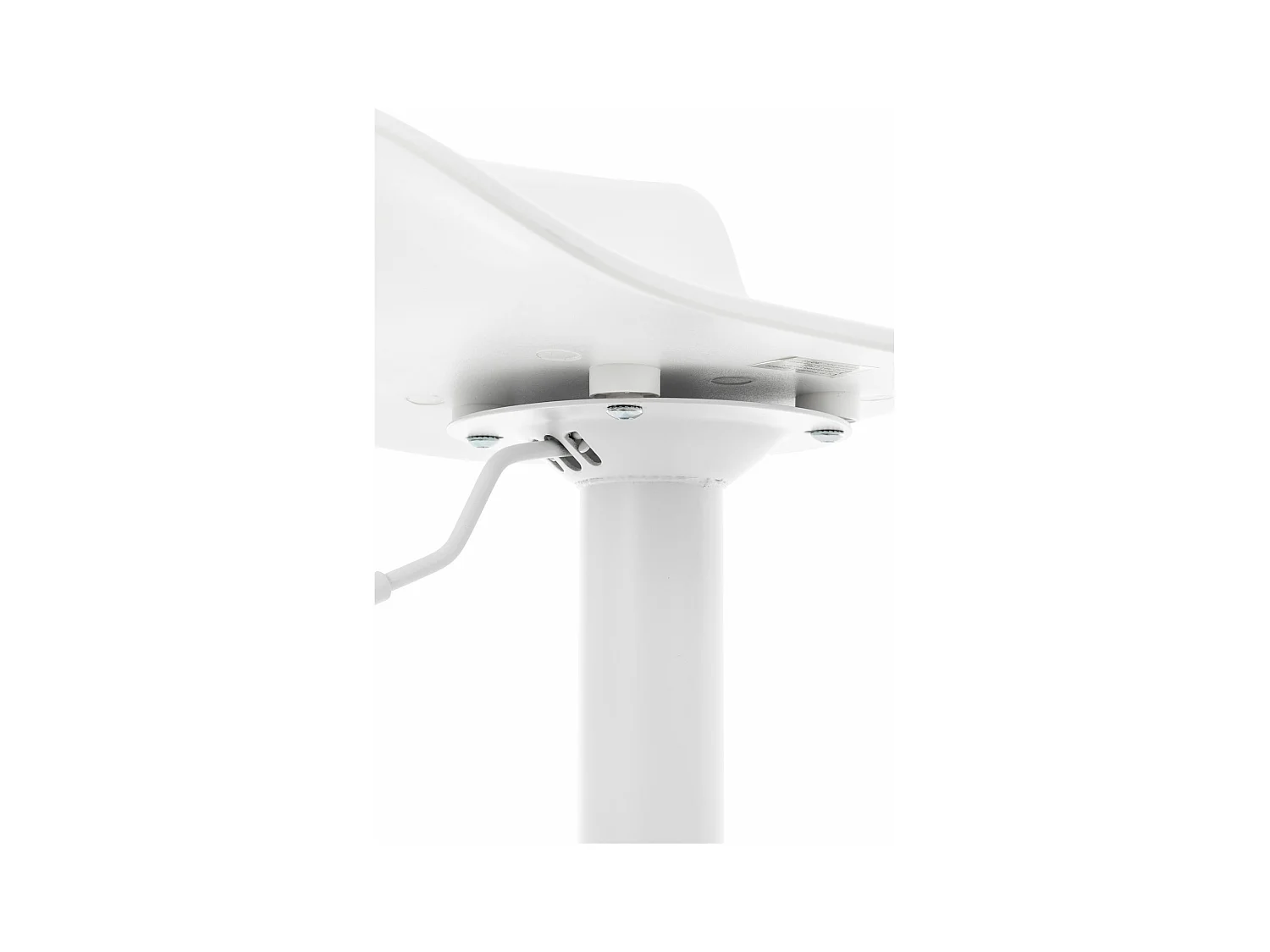 Lot de 2 Ensemble table de bar - Plastique - Blanc - Fernie