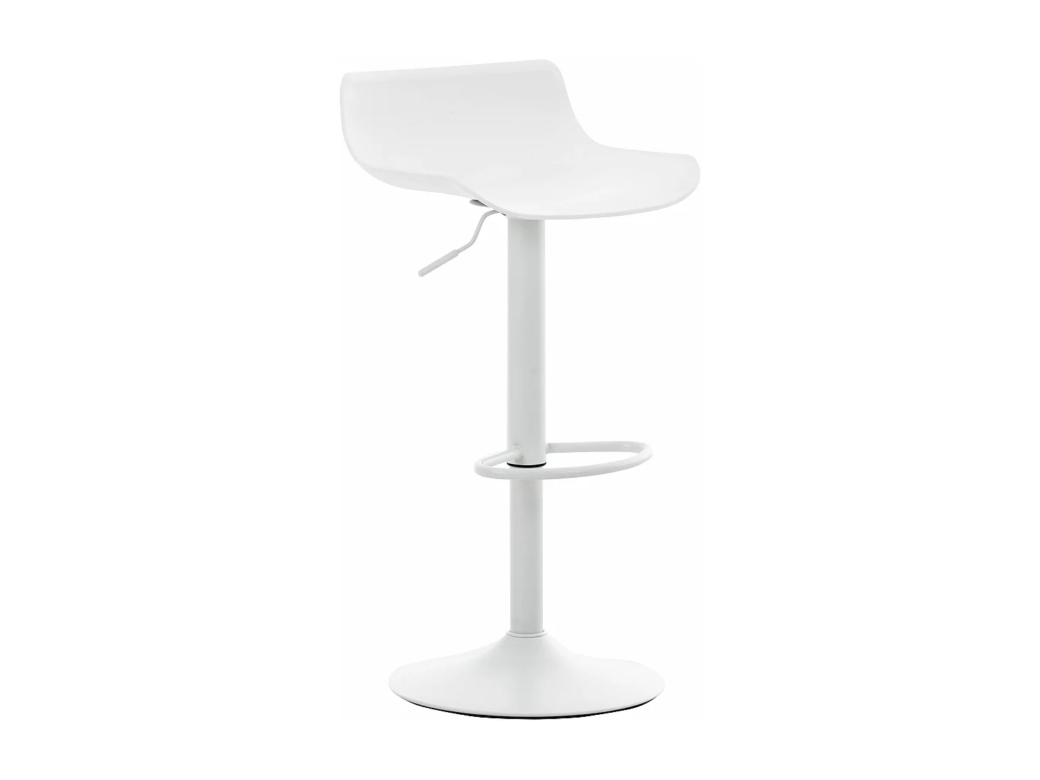 Lot de 2 Ensemble table de bar - Plastique - Blanc - Fernie