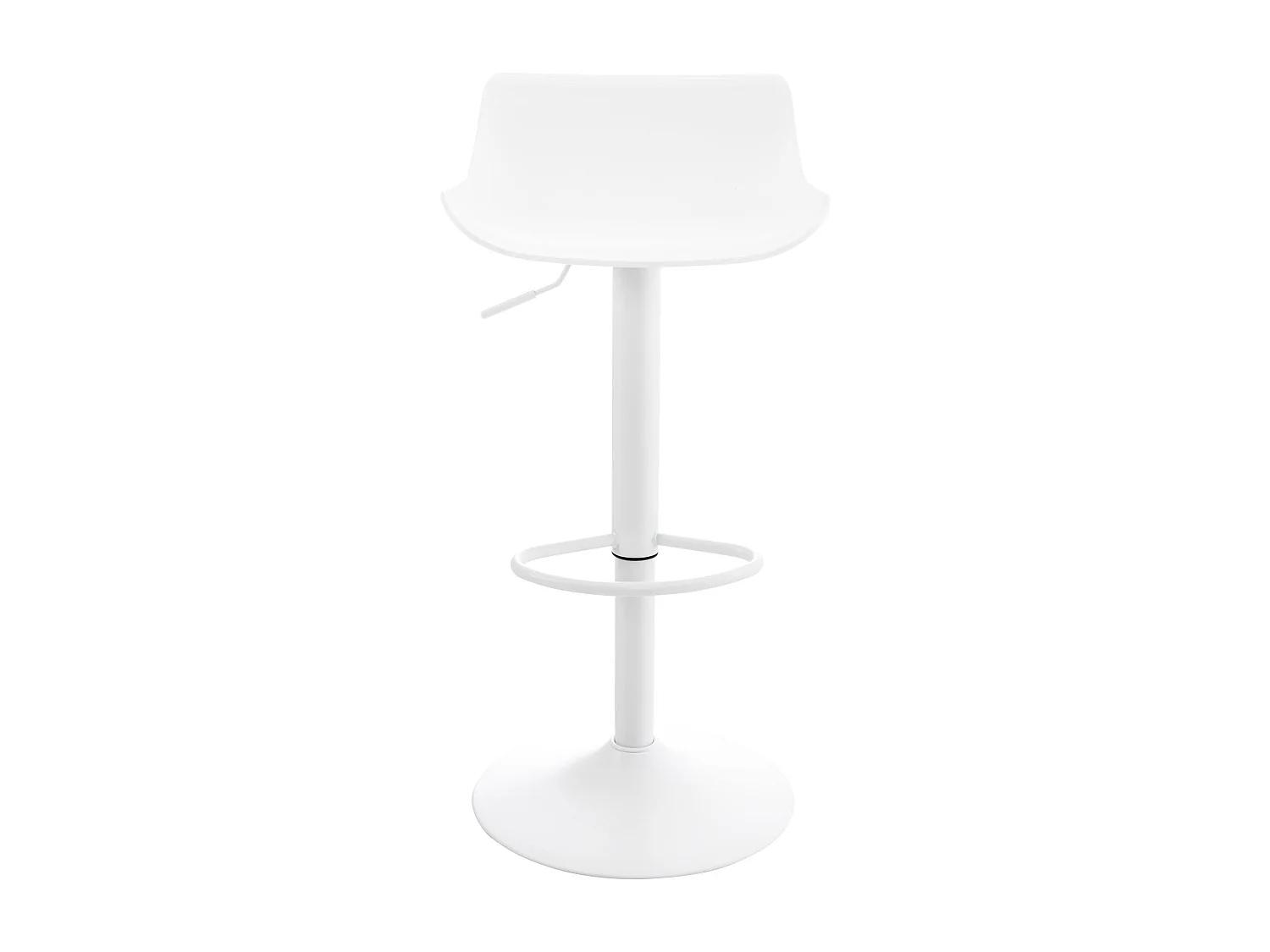 Lot de 2 Ensemble table de bar - Plastique - Blanc - Fernie