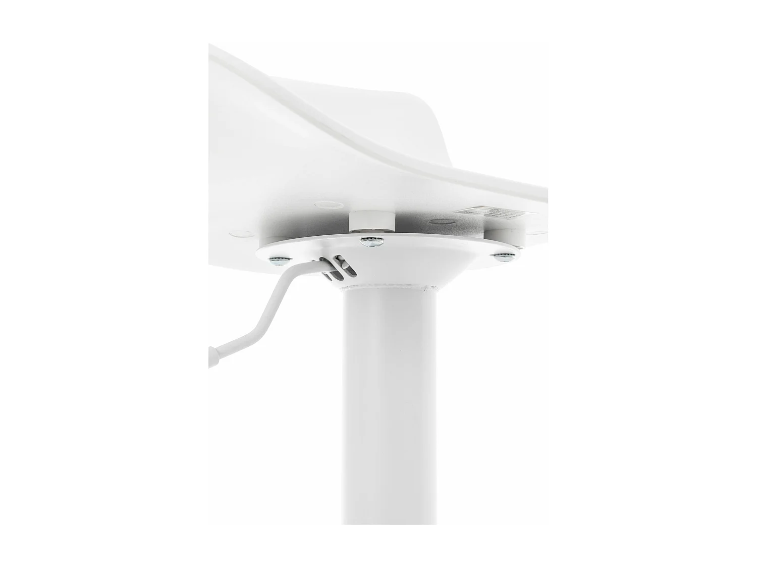 Lot de 2 Ensemble table de bar - Plastique - Blanc - Fernie