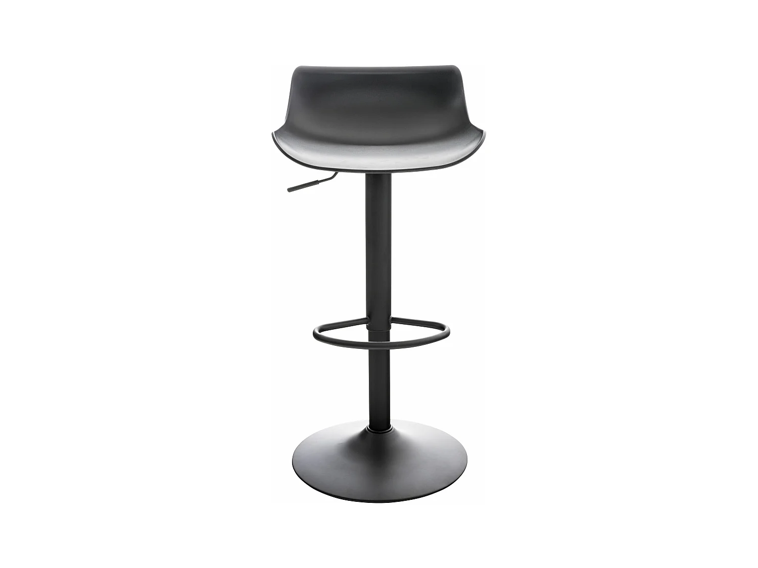 Lot de 2 Ensemble table de bar - Plastique - Noir - Fernie