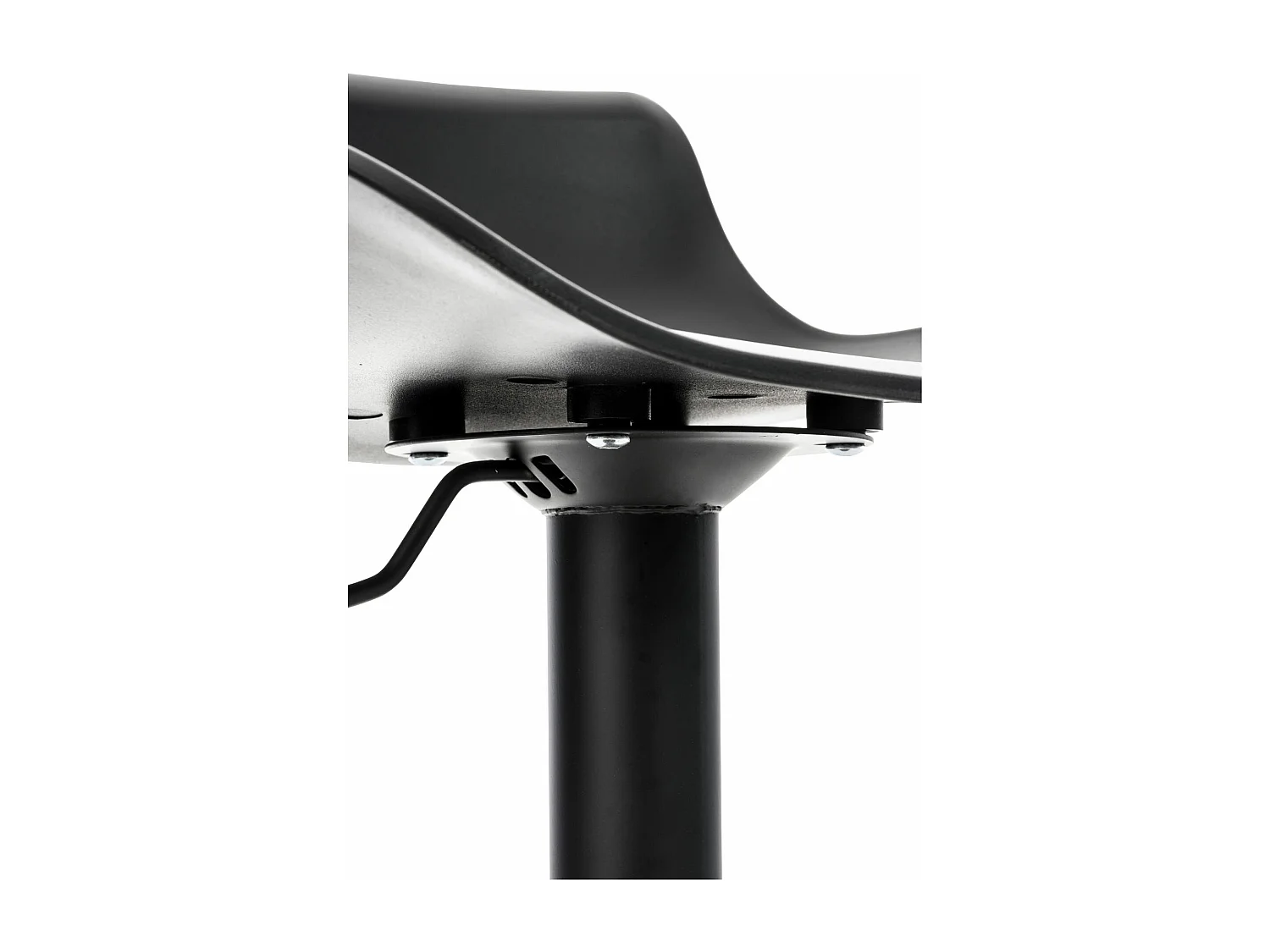 Lot de 2 Ensemble table de bar - Plastique - Noir - Fernie