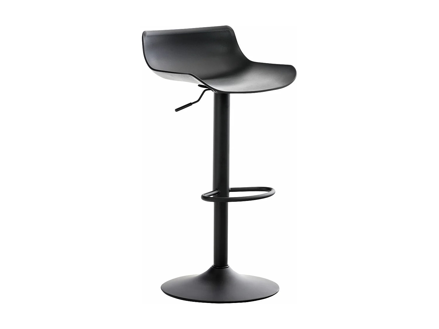 Lot de 2 Ensemble table de bar - Plastique - Noir - Fernie