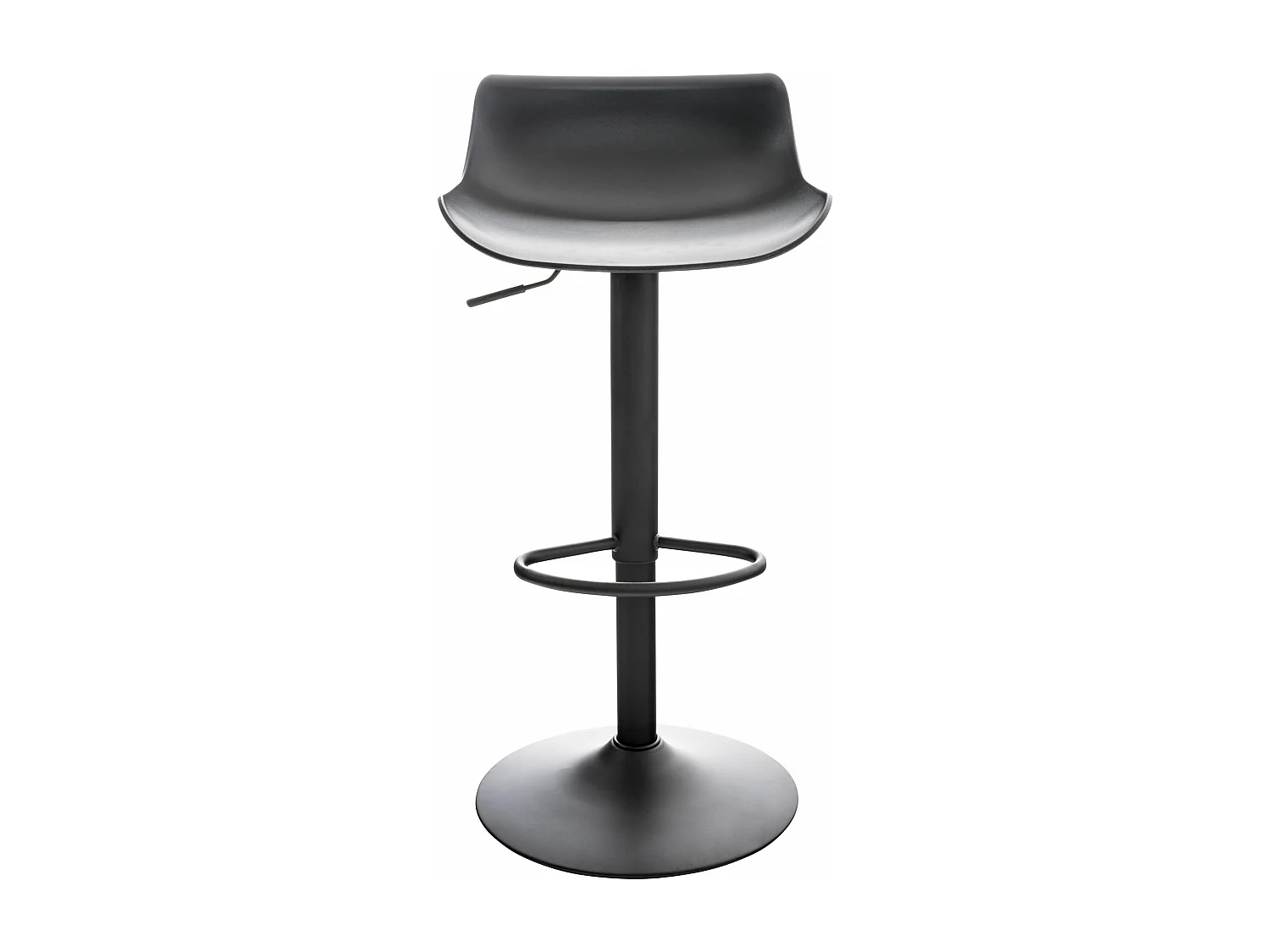 Lot de 2 Ensemble table de bar - Plastique - Noir - Fernie