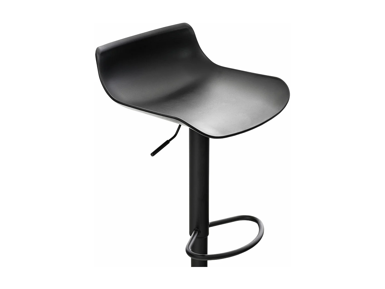 Lot de 2 Ensemble table de bar - Plastique - Noir - Fernie