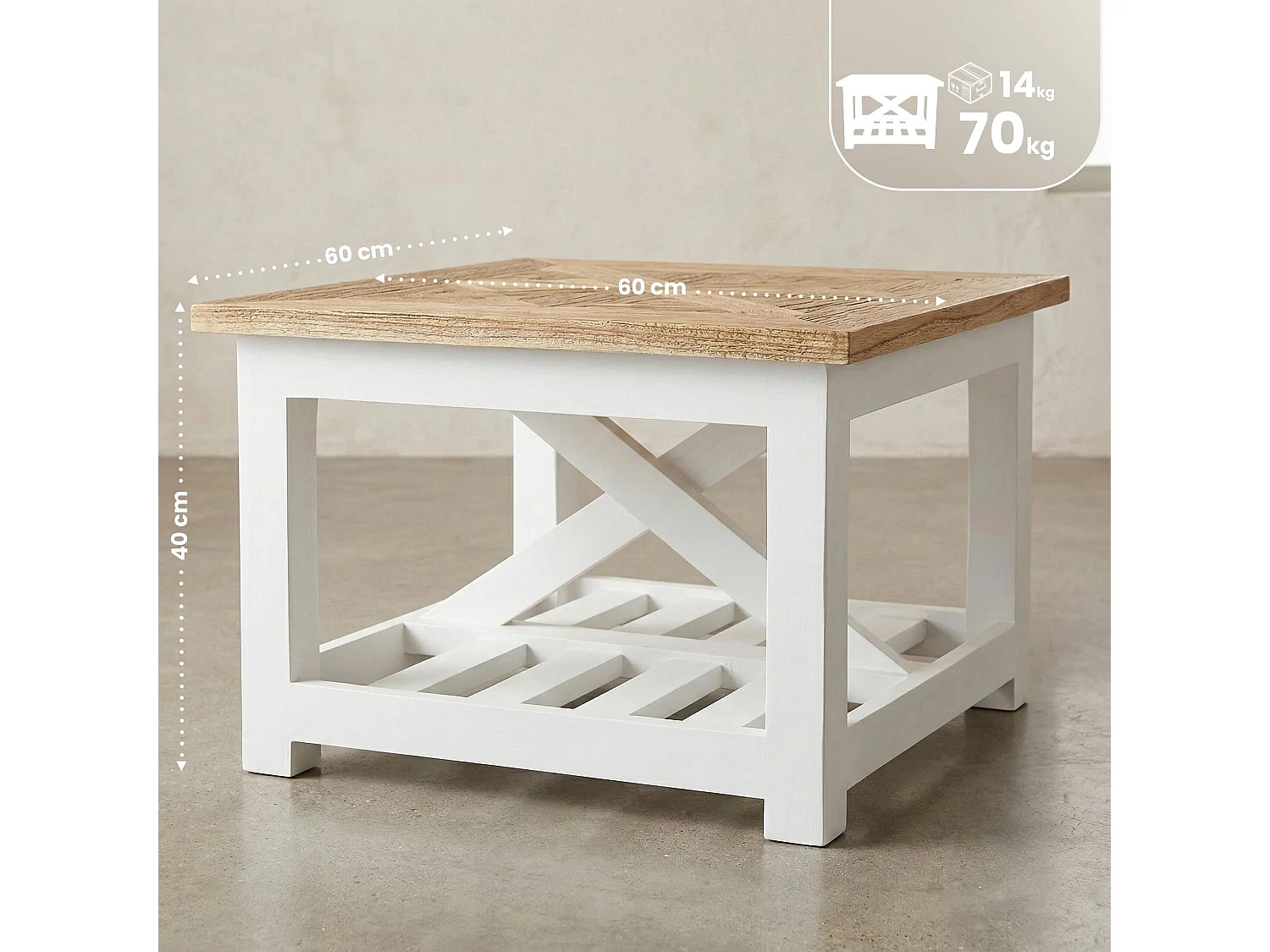 Table basse - Bois - Nature - Bastrop